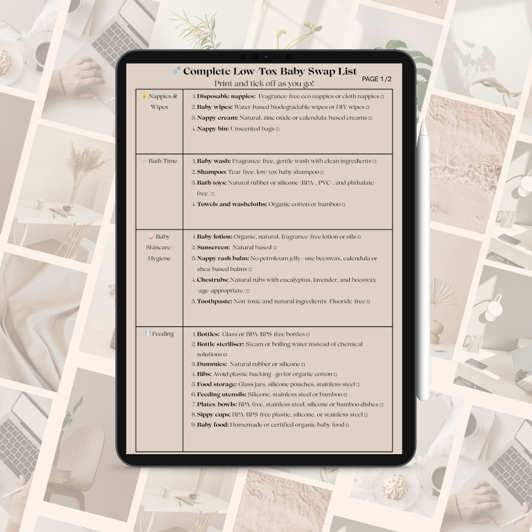 100+ Low-Tox Recommendations for Babies & Children (Personal Hygiene, Baby Care Items, Food + More)