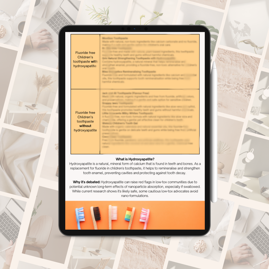 100+ Low-Tox Recommendations for Babies & Children (Personal Hygiene, Baby Care Items, Food + More)